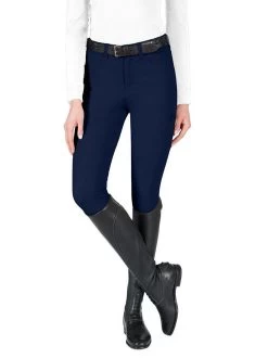 Vestrum Syracuse Breeches Knee Grip -Equestrian Clothing 040622 syracuse mid grip NVY front 21W1003 65002 vestrum 97059.1649277162