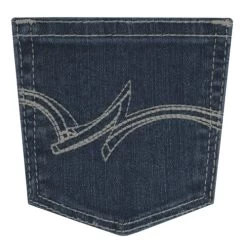 Wrangler Girls Premium Patch Bootcut Jean -Equestrian Clothing 09MWGER wrangler girls bootcut jeans pocket 68616.1666670485
