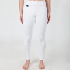 Irideon Kids Cadence Knee Patch Breeches 7 Irideon Kids Cadence Knee Patch Breeches -Equestrian Clothing 30 3135 irideon kids cadence knee patch breech white front 65758.1527708348