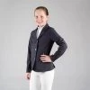 Horze Adele Junior Show Coat -Equestrian Clothing 33317 horze adele jr show coat dark blue 64237 21108.1583871947