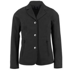 Horze Adele Junior Show Coat -Equestrian Clothing 33317 horze adele junior show coat black front 25930 63777.1598210315