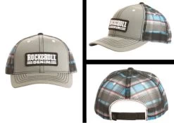 Rock & Roll Denim Patch Logo Caps 7 Rock & Roll Denim Patch Logo Caps -Equestrian Clothing CBC9506 rr denim ball cap grey blue plaid 47072.1677359299