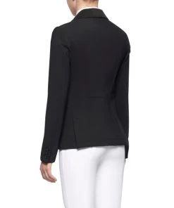 Cavalleria Toscana GP Young Rider Jacket -Equestrian Clothing GP young rider jacket black back GBA006 JE115 9999 CT 89878.1635976680