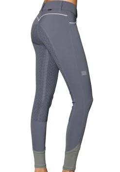 GhoDho Adena T600 Breeches Full Grip -Equestrian Clothing adena t 600 full seat slate side ADENA T 600 ghodho 22618.1682388821