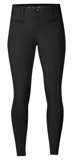 Kerrits Affinity Ice Fil Knee Patch Breeches 17 Kerrits Affinity Ice Fil Knee Patch Breeches -Equestrian Clothing affinity ice fil KP breech black front 50408 kerrits 44193.1583874017