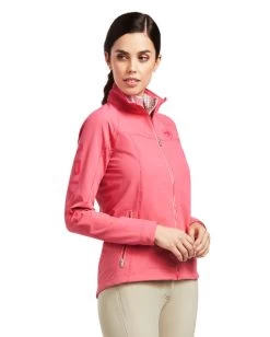 Ariat Agile Softshell Jacket -Equestrian Clothing agile softshell jacket party punch front 10039330 ariat 07173.1659561918