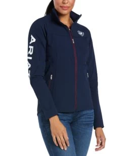 Ariat Agile Softshell Jacket -Equestrian Clothing agile softshell jacket team front 10030423 ariat 52804.1650482044