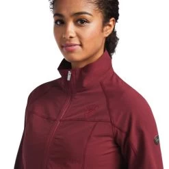 Ariat Agile Softshell Jacket -Equestrian Clothing agile softshell jacket zinfandel detail 10039329 ariat 92108.1650482483
