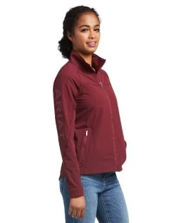 Ariat Agile Softshell Jacket -Equestrian Clothing agile softshell jacket zinfandel front 10039329 ariat 55869.1650482477