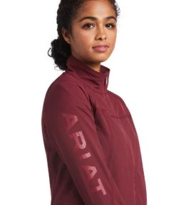 Ariat Agile Softshell Jacket -Equestrian Clothing agile softshell jacket zinfandel sleeve 10039329 ariat 88535.1650482105