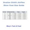 Ovation Child's AirFlex Show Coat -Equestrian Clothing airflex coat child size guide ovation 24464.1624992858