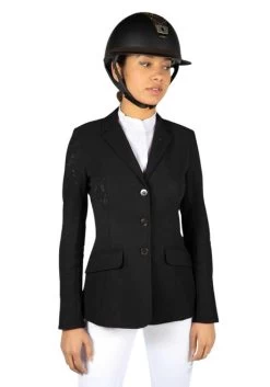 Samshield Alix Air Competition Jacket 11 Samshield Alix Air Competition Jacket -Equestrian Clothing alix air perforated black front ALIX AIR samshield 01258.1654293400