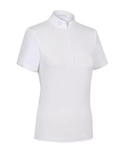 Samshield Aloise Competition Shirt Short Sleeve -Equestrian Clothing aloise show shirt SS white front ALOISE samshield 19062.1654295643