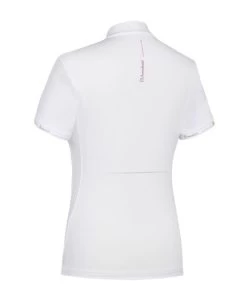 Samshield Aloise Competition Shirt Short Sleeve -Equestrian Clothing aloise show shirt SS white rose gold back ALOISE samshield 33576.1654295652