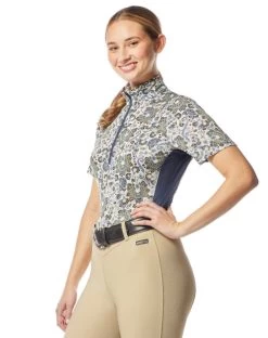 Kerrits Always Cool Ice Fil Shirt Print Short Sleeve 24 Kerrits Always Cool Ice Fil Shirt Print Short Sleeve -Equestrian Clothing always cool ice fil ss lucklake rider 40482 kerrits 66290.1677120373