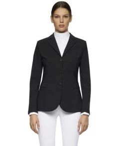 Cavalleria Toscana American Hunter Jersey Jacket 15 Cavalleria Toscana American Hunter Jersey Jacket -Equestrian Clothing american hunter jersey jacket black front GGD033 JE115 9999 CT 76032.1636493119