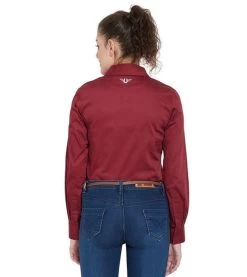TuffRider Americana Western Show Shirt -Equestrian Clothing americana show shirt red back 100274 246 39 tuffrider 08849.1631321914