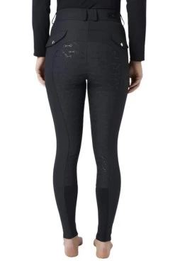 Horze Andrea High Waist Full Seat Breeches -Equestrian Clothing andrea high waist fs dark dark navy back 36680 VDB horze 34754.1652822525