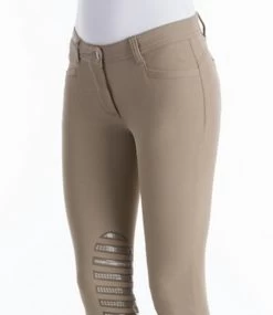 Animo Noa Knee Grip Breeches -Equestrian Clothing animo noa breech calla full front 08453 80142.1601156605