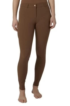 Horze Anna Full Seat Summer Breeches -Equestrian Clothing anna fs summer breech bison front 36682 BDBR horze 03741.1652822912