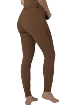 Horze Anna Full Seat Summer Breeches -Equestrian Clothing anna fs summer breech bison side 36682 BDBR horze 61175.1652822926