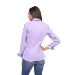 Chestnut Bay Annie-O Western Show Shirt -Equestrian Clothing annie o western show lavender back CB1000 642 chestnut bay 96193.1652469565