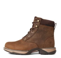 Ariat Anthem Lacer Waterproof Boot -Equestrian Clothing anthem lacer h20 distbrown instep 10034143 ariat 02117.1635966448