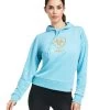 Ariat Just Hoodie -Equestrian Clothing ariat just hoodie milk blue front 10039645 ariat 51601.1677206671