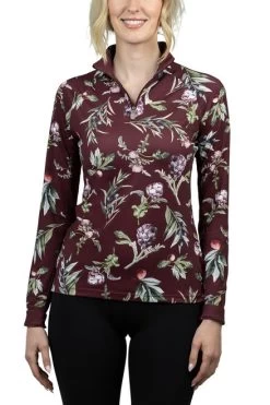 Kastel Denmark Shirt Signature Prints Raglan Sleeve -Equestrian Clothing artichoke sunshirt ls tny.port front LSTPA kastel 10757.1663353925
