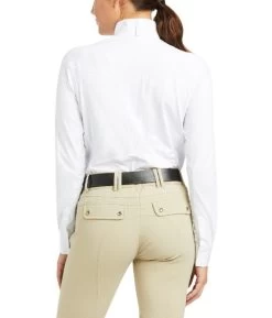 Ariat Auburn Show Shirt -Equestrian Clothing auburn show shirt white back 10034895 ariat 79837.1615750784