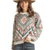 Rock & Roll Denim Aztec Sweater 1 Rock & Roll Denim Aztec Sweater -Equestrian Clothing aztec sweater multi 46 1169 rrcg 80222.1629574669