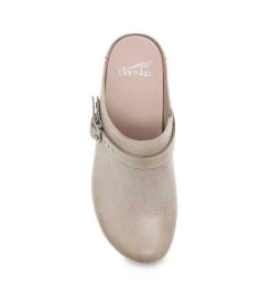 Dansko Berry Mule With Strap Oyster Milled Leather 13 Dansko Berry Mule With Strap Oyster Milled Leather -Equestrian Clothing berry mule strap oyster top 9421611600 dansko 54724.1676048542