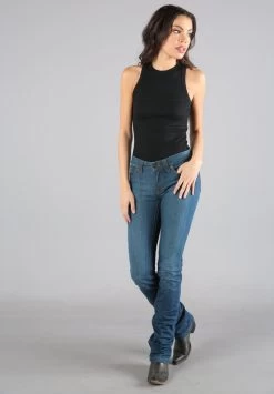 Kimes Ranch Betty 17 Jean -Equestrian Clothing betty 17 denim side full kimes ranch 65787.1686012884