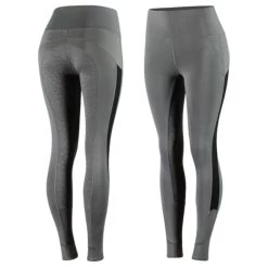 Horze Betty Full Seat Tights With Mesh Inserts 12 Horze Betty Full Seat Tights With Mesh Inserts -Equestrian Clothing betty tights FS grey front back CP3616 horze 68565.1629486884