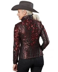 Hobby Horse Bloom Show Jacket -Equestrian Clothing bloom jacket bordeaux back 1924 hobby horse 17863.1584046200