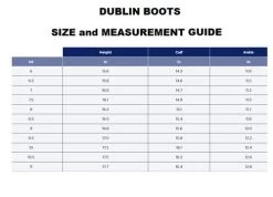Dublin Pinnacle II Boots -Equestrian Clothing boot size guide dublin 91129.1665264648