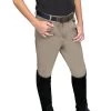 Boys Ovation Softflex 4-Pocket Breeches -Equestrian Clothing boys 4 pocket breech neutral beige 471205 ovation 58567.1626211312