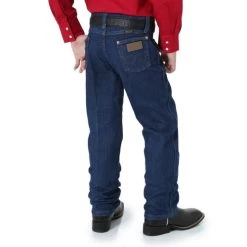 Wrangler Boys Western Jeans - Size 1T To Size 7 -Equestrian Clothing boys jeans 1t 7 blue back 13MWZJP wrangler 61424.1674243034