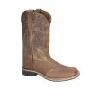 Smoky Mountain Brandy Square Toe Boot -Equestrian Clothing brandy tooled square toe brown oil 6932 smoky mtn 96482.1662674136