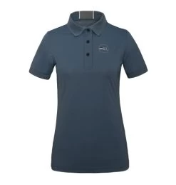 Kingsland Brinlee Polo Short Sleeve -Equestrian Clothing brinlee polo ss blue.sea front 2310202819 kingsland 14883.1676075972
