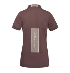 Kingsland Brinlee Polo Short Sleeve -Equestrian Clothing brinlee polo ss purple back 2310202819 kingsland 66229.1676075978