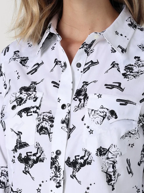 Wrangler Retro Bronc Snap Shirt 5 Wrangler Retro Bronc Snap Shirt - Image 3