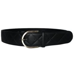 Tailored Sportsman Leather Quilted C Belt 23 Tailored Sportsman Leather Quilted C Belt -Equestrian Clothing c quilt belt black brushed silver tailored 41398.1659222692