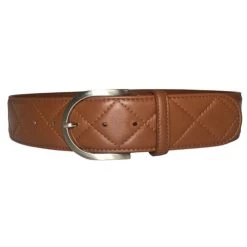 Tailored Sportsman Leather Quilted C Belt 29 Tailored Sportsman Leather Quilted C Belt -Equestrian Clothing c quilt leather belt cognac silver TS 63253.1659222858