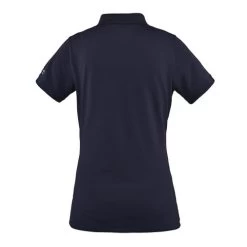 Kingsland Classic Piqué Polo -Equestrian Clothing classic polo navy back KLC PT 121 020 kingsland 15565.1619292320