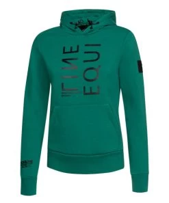 Equiline ClemaC Pullover Hoodie -Equestrian Clothing clemac pullover hoodie pepr.grn front R09780 611 equiline 90299.1667871383