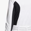 Cavalleria Toscana Perforated Insert Hunter Polo LS -Equestrian Clothing competition perf inserts ls white black side detail POD255 JE022 0199 cavalleria toscana 71734.1688581563