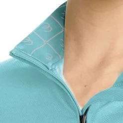 Ovation Cool Rider Shirt Short Sleeve -Equestrian Clothing cool rider SS shirt angel aqua collar 470974 ovation 28615.1624993922