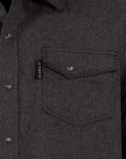 Outback Trading Men's Cooper Shirt Jacket -Equestrian Clothing cooper shirt jacket slate pocket outback 73993.1607797063
