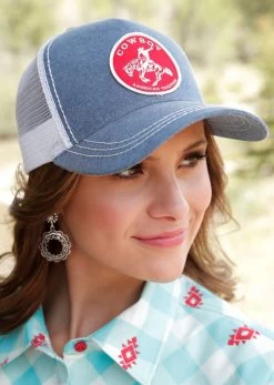 Cruel Denim Cowboy Trucker Hat